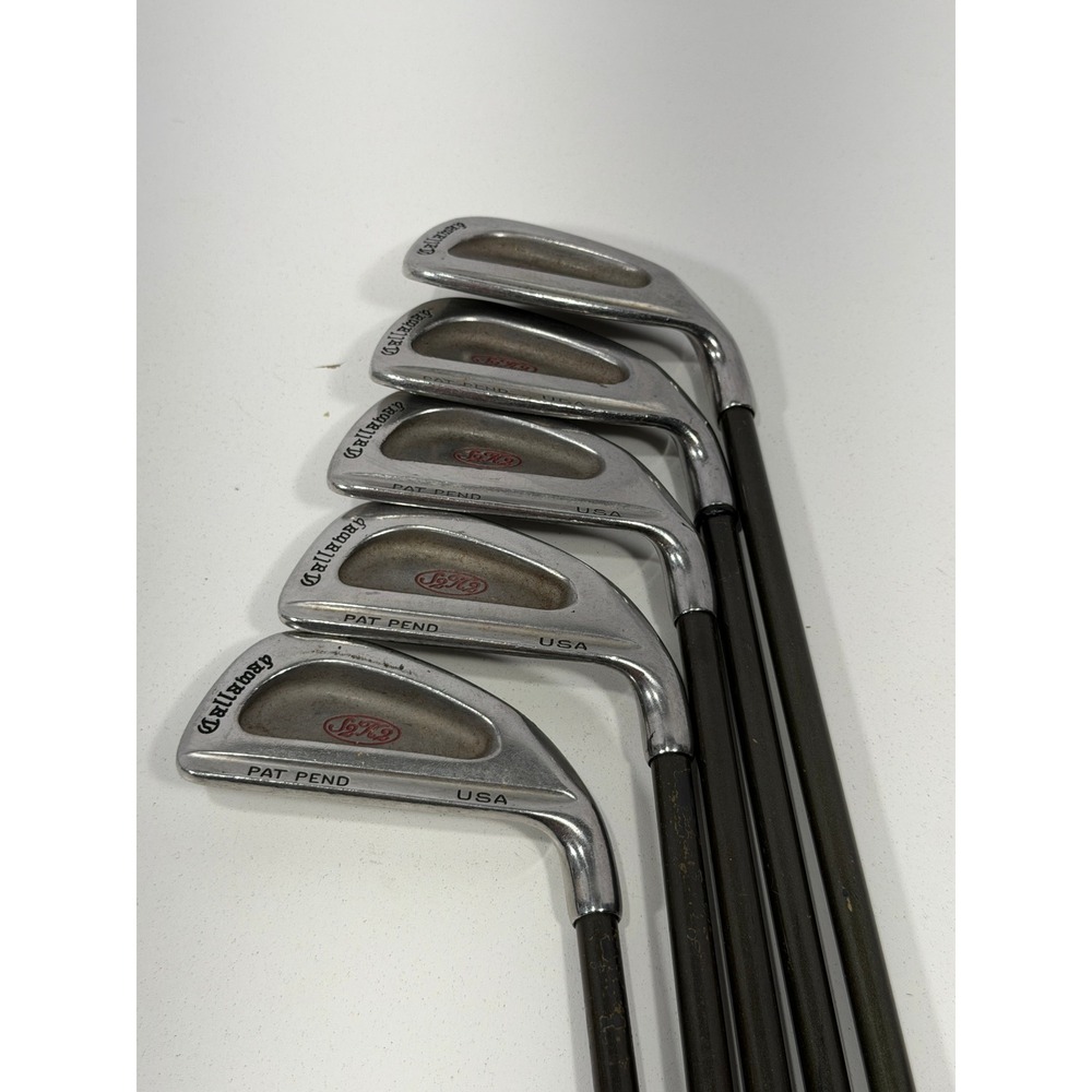Callaway S2H2 Iron Set 5-9 Right Hand Big Bertha Graphite Shafts Vintage USA